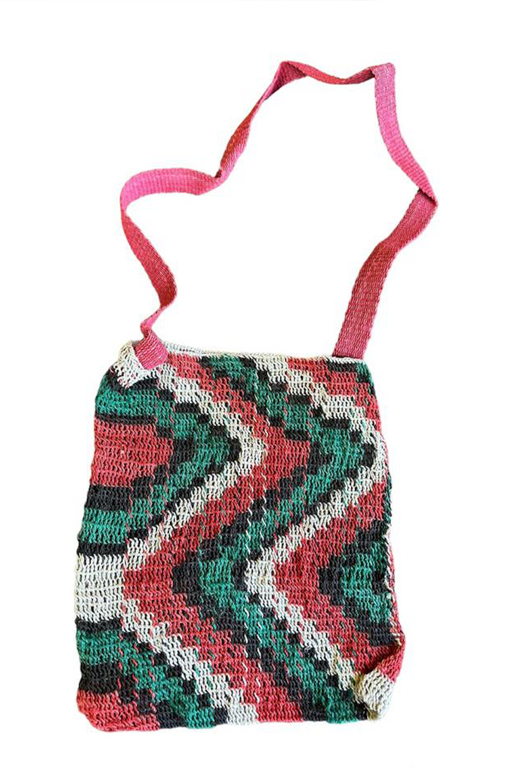 Hand Matters Rustic Chaguar Bag Red and Green