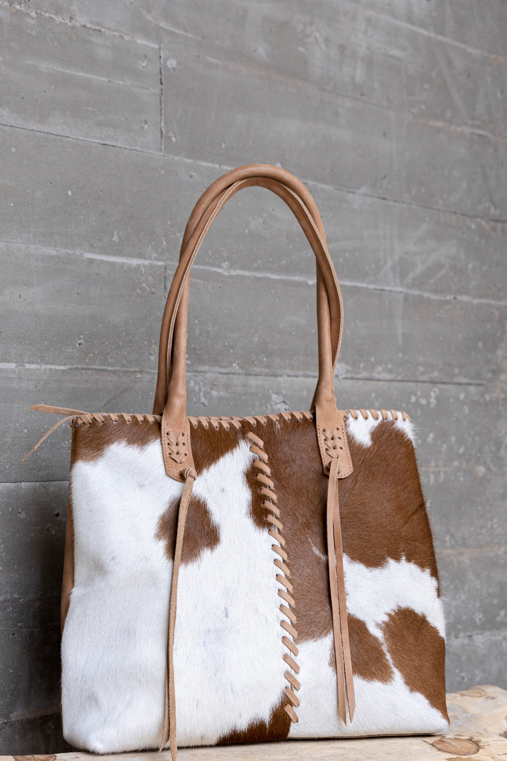 Hand matters luisa purse cow