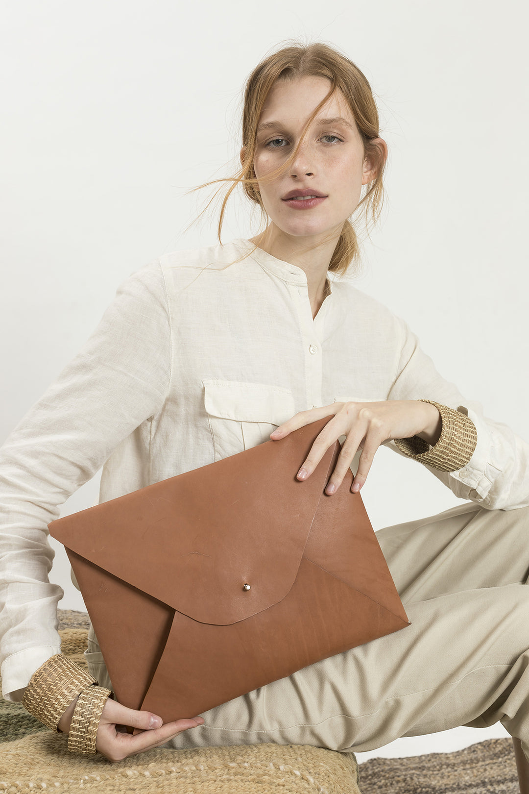 Hand Matters. Leather Tablet Sleeve